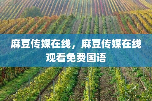 麻豆传媒在线，麻豆传媒在线观看免费国语