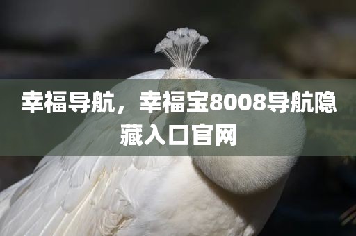 幸福导航，幸福宝8008导航隐藏入口官网
