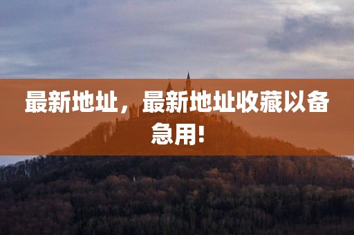 最新地址，最新地址收藏以备急用!