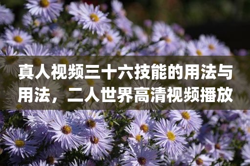 真人视频三十六技能的用法与用法，二人世界高清视频播放