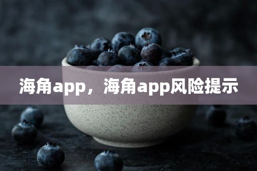 海角app，海角app风险提示