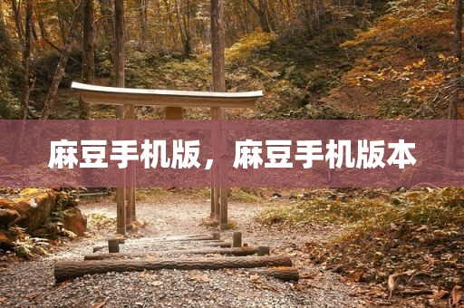 麻豆手机版，麻豆手机版本