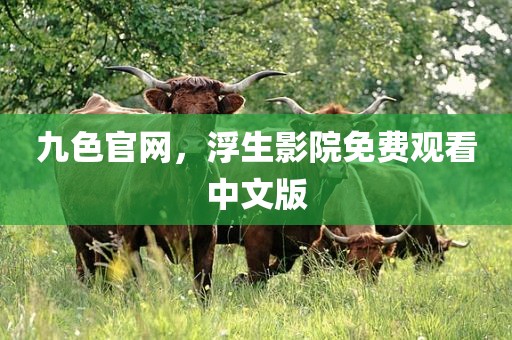 九色官网，浮生影院免费观看中文版