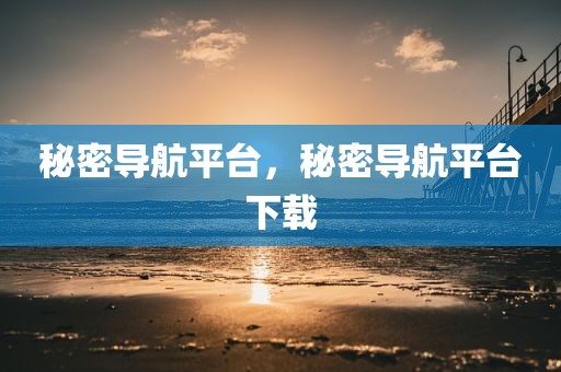 秘密导航平台，秘密导航平台下载