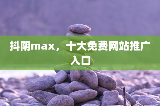 抖阴max，十大免费网站推广入口
