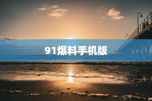91爆料手机版