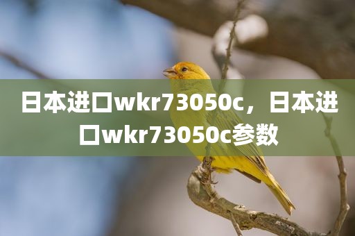 日本进口wkr73050c，日本进口wkr73050c参数