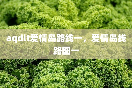 aqdlt爱情岛路线一，爱情岛线路图一