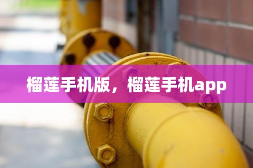 榴莲手机版，榴莲手机app