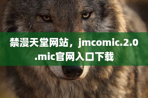 禁漫天堂网站，jmcomic.2.0.mic官网入口下载