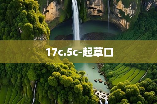 17c.5c-起草口