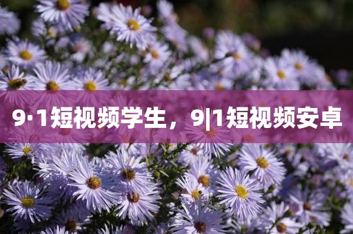 9·1短视频学生，9|1短视频安卓