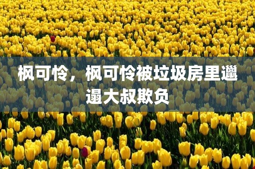 枫可怜，枫可怜被垃圾房里邋遢大叔欺负