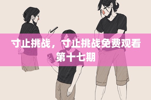 寸止挑战，寸止挑战免费观看第十七期