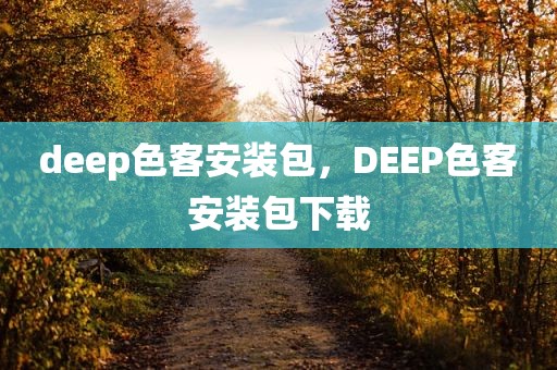 deep色客安装包，DEEP色客安装包下载