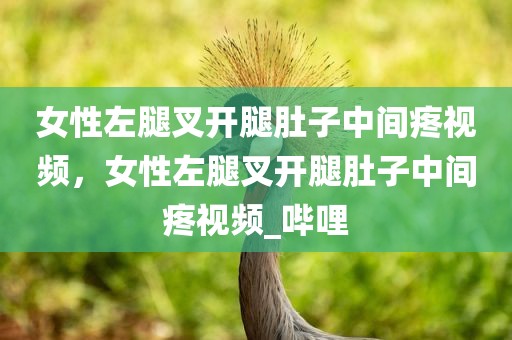 女性左腿叉开腿肚子中间疼视频，女性左腿叉开腿肚子中间疼视频_哔哩