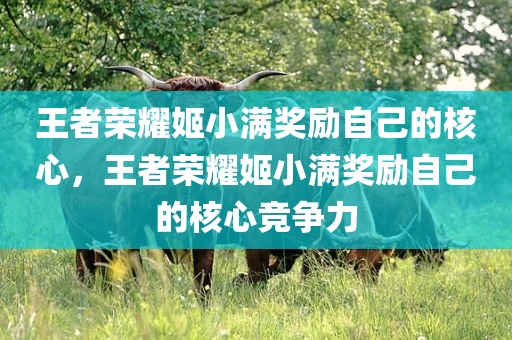 王者荣耀姬小满奖励自己的核心，王者荣耀姬小满奖励自己的核心竞争力