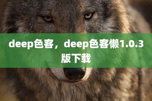 deep色客，deep色客懒1.0.3版下载