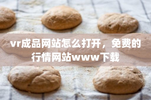 vr成品网站怎么打开，免费的行情网站www下载