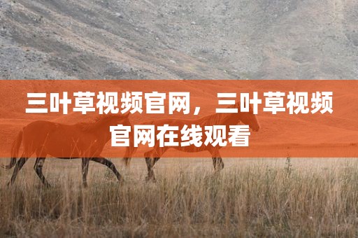 三叶草视频官网，三叶草视频官网在线观看