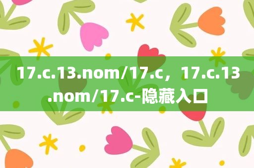 17.c.13.nom/17.c，17.c.13.nom/17.c-隐藏入口