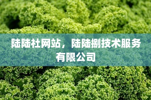 陆陆社网站，陆陆捌技术服务有限公司