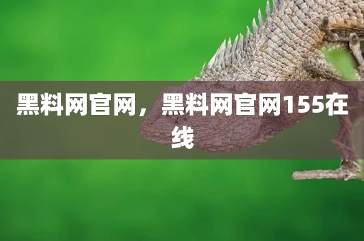黑料网官网，黑料网官网155在线