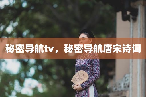 秘密导航tv，秘密导航唐宋诗词