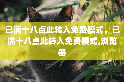 已满十八点此转入免费模式，已满十八点此转入免费模式,浏览器