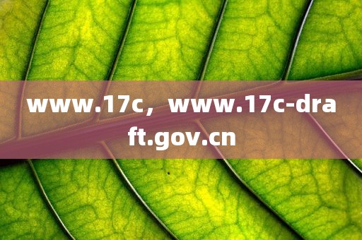 www.17c，www.17c-draft.gov.cn