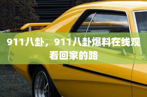 911八卦，911八卦爆料在线观看回家的路