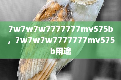 7w7w7w7777777mv575b，7w7w7w7777777mv575b用途
