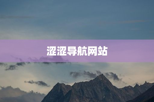 涩涩导航网站