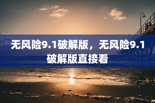 无风险9.1破解版，无风险9.1破解版直接看