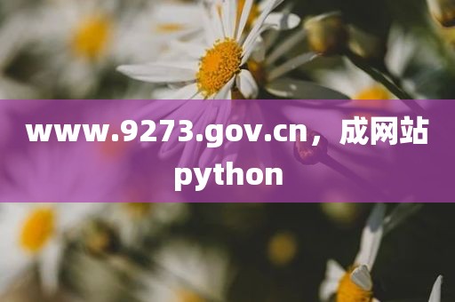 www.9273.gov.cn，成网站python