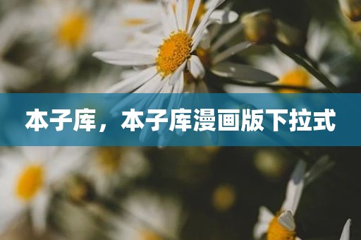 本子库，本子库漫画版下拉式