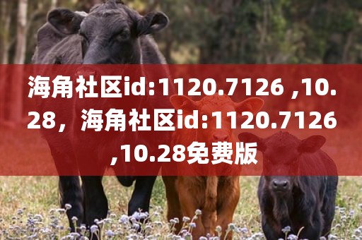 海角社区id:1120.7126 ,10.28，海角社区id:1120.7126 ,10.28免费版