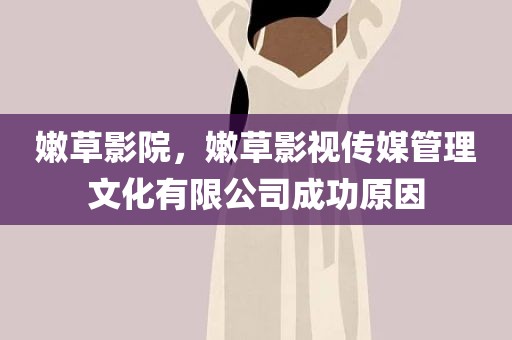 嫩草影院，嫩草影视传媒管理文化有限公司成功原因