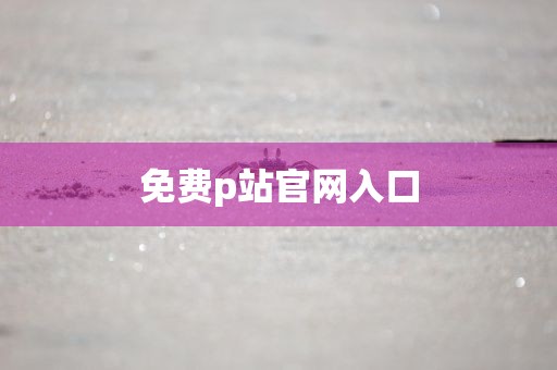 免费p站官网入口