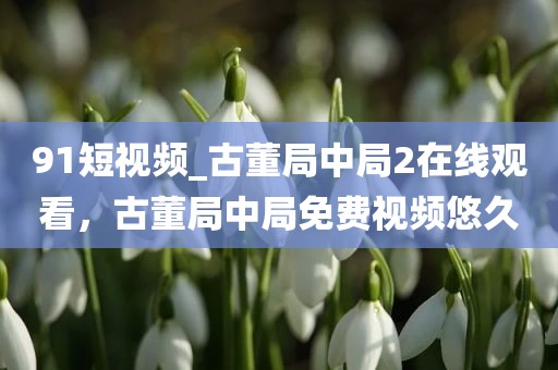 91短视频_古董局中局2在线观看，古董局中局免费视频悠久