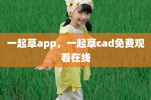 一起草app，一起草cad免费观看在线