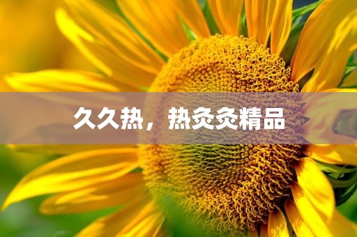 久久热，热灸灸精品