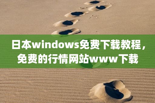 日本windows免费下载教程，免费的行情网站www下载