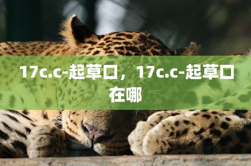 17c.c-起草口，17c.c-起草口在哪
