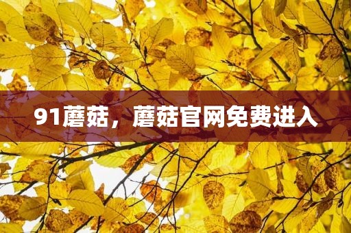 91蘑菇，蘑菇官网免费进入