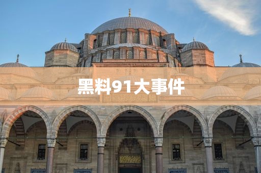 黑料91大事件