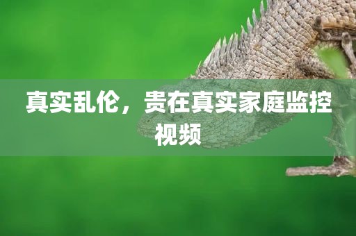 真实乱伦，贵在真实家庭监控视频