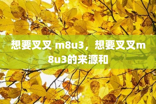想要叉叉 m8u3，想要叉叉m8u3的来源和