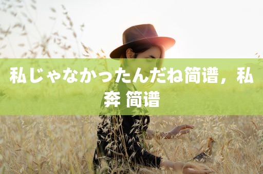 私じゃなかったんだね简谱，私奔 简谱