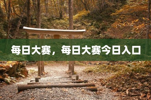 每日大赛，每日大赛今日入口